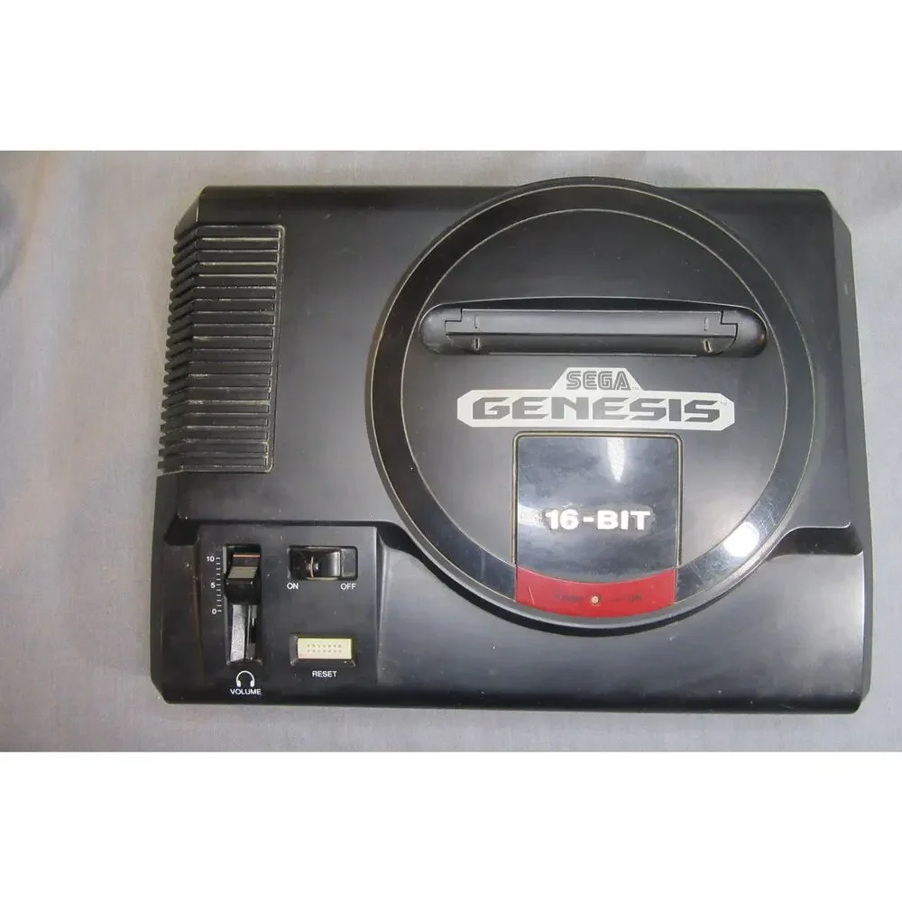 SEGA Genesis Model 1 Console Sega CD Model 2 (top-loading) Console + Ms. Pac Man